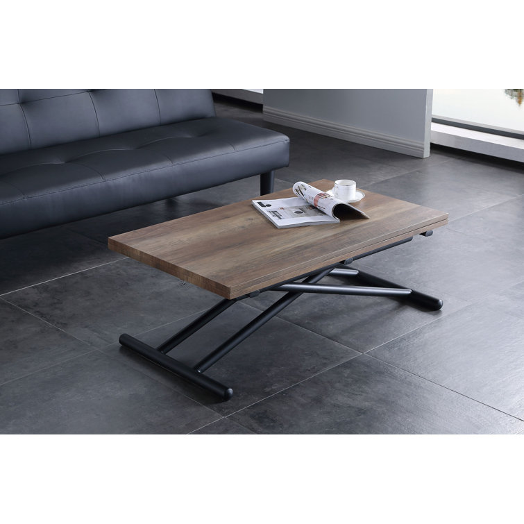 Williston Roseleaf Cross Legs Coffee Table Wayfair.co.uk